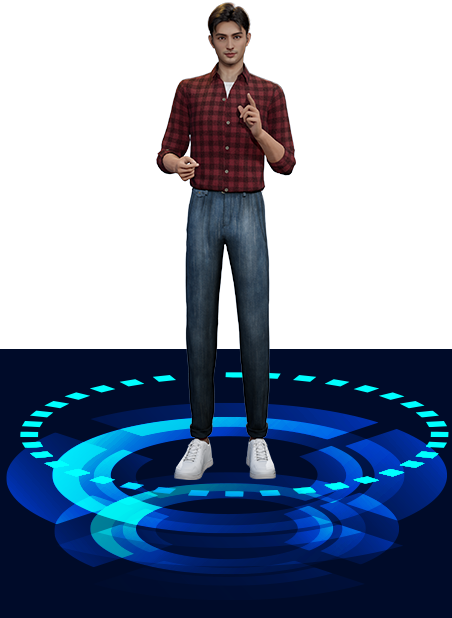 幻影未來休閑時(shí)尚裝男性虛擬人數(shù)字人