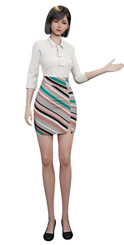 幻影未來(lái)商務(wù)女性虛擬人數(shù)字人
