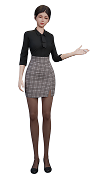 幻影未來(lái)商務(wù)女性虛擬人數(shù)字人