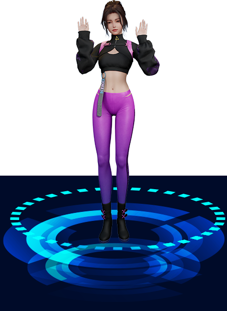 幻影未來商務(wù)女性虛擬人數(shù)字人