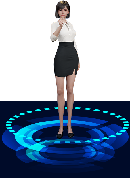 幻影未來時(shí)尚裝女性虛擬人數(shù)字人